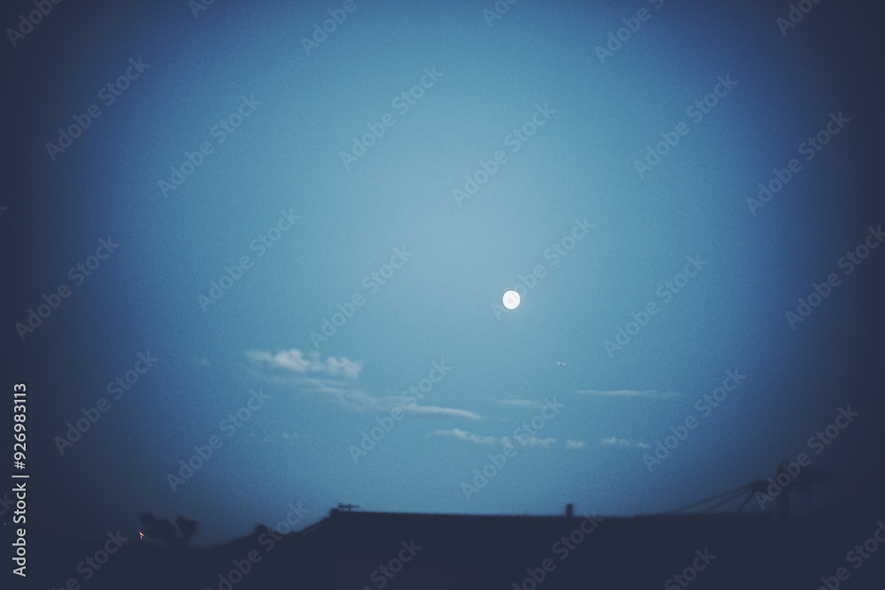 月と夜空 月と夜空