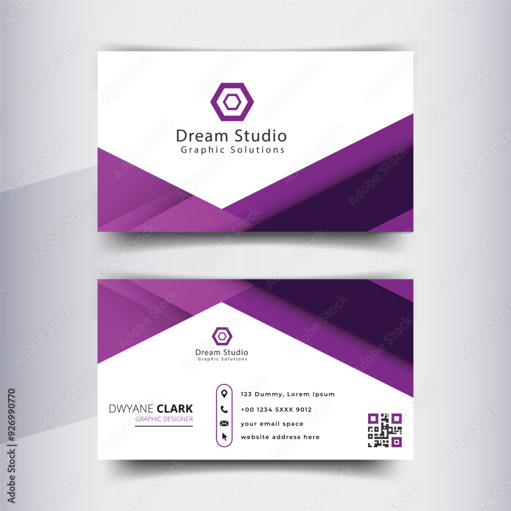 Fototapeta premium Business Card Design Template For Modern Corporate