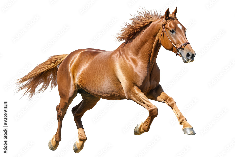 Dynamic image of a beautiful, powerful horse running with full strength, showcasing its muscular build and grace in motion. Dynamic image of a beautiful, powerful horse running with full strength, showcasing its muscular build and grace in motion.
