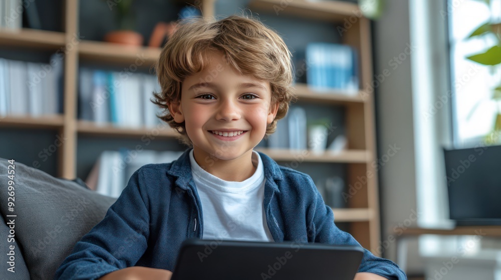boy in the class smiling boy in the class smiling