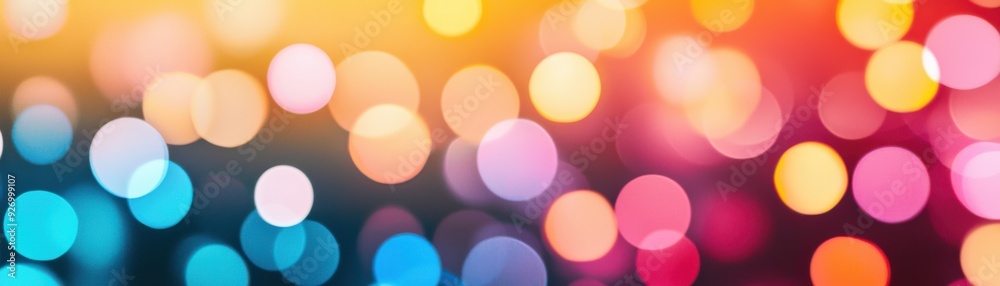 A vibrant abstract background featuring colorful bokeh lights, perfect for festive designs or eye-catching visuals. A vibrant abstract background featuring colorful bokeh lights, perfect for festive designs or eye-catching visuals.