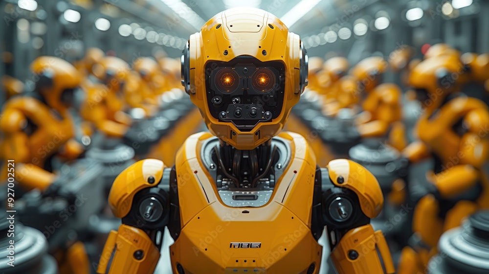 Advanced Technology in Manufacturing: AI Robots at Work with Human Supervision in Factory Setting Advanced Technology in Manufacturing: AI Robots at Work with Human Supervision in Factory Setting