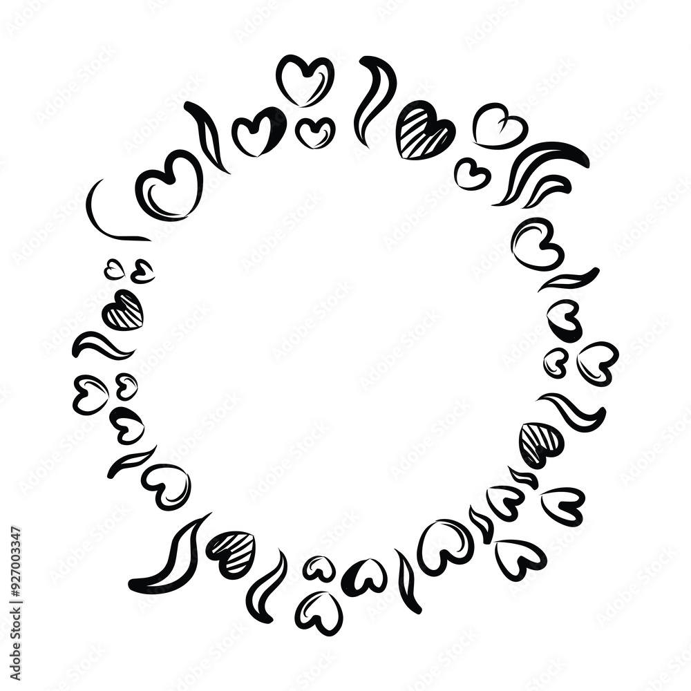 love or star burst doodle style icon vector isolated on white background love or star burst doodle style icon vector isolated on white background
