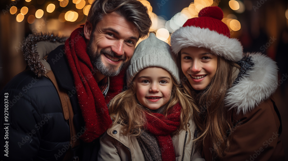 Happy family celebration on Christmas festival Happy family celebration on Christmas festival