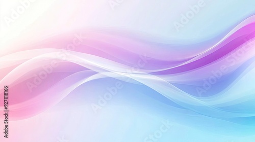 Wallpaper Mural Abstract blue, light blue and purple colors, smooth flowing wave lines on a  gradient background. perfect for creating an elegant design or showcasing the beauty of technology. Torontodigital.ca