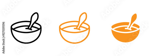Cereal icon web design in vector