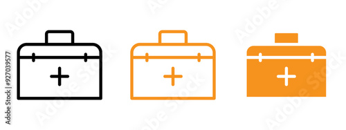 First aid box icon web design in vector