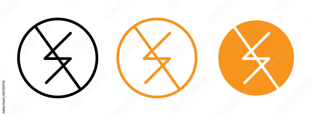Light off icon web design in vector Light off icon web design in vector
