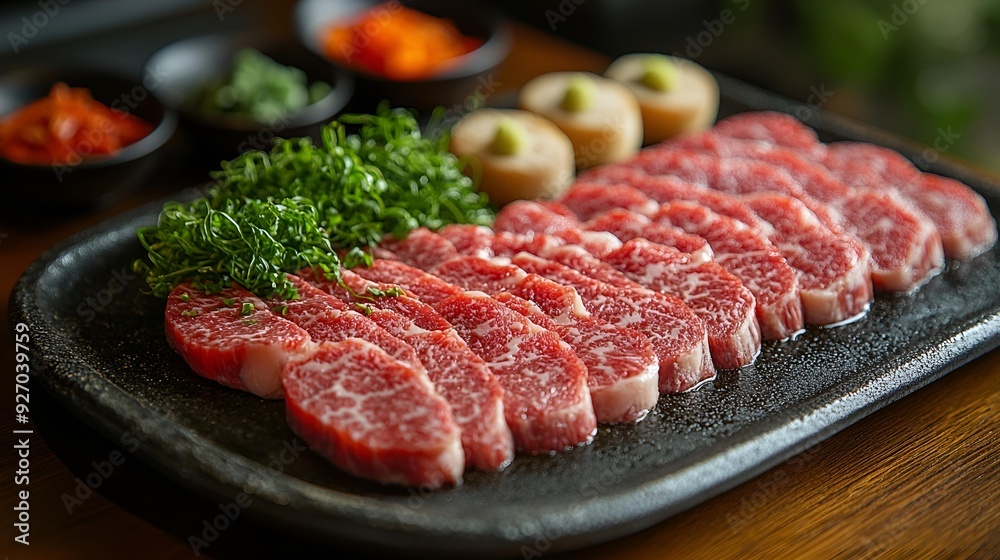 Raw beef steak sizzles on hot grill, promising a gourmet meal Raw beef steak sizzles on hot grill, promising a gourmet meal