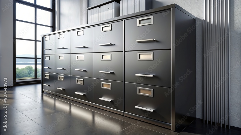 minimalist monochrome labels sleek steel cabinet modern simplicity minimalist monochrome labels sleek steel cabinet modern simplicity