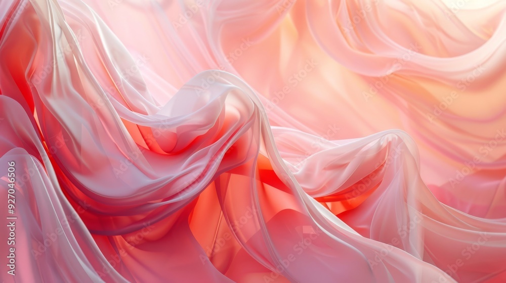 Abstract pastel fluid coral wave texture with soft gradients and smooth lines Abstract pastel fluid coral wave texture with soft gradients and smooth lines