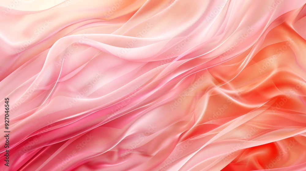 Abstract pastel fluid coral wave texture with soft gradients and smooth lines Abstract pastel fluid coral wave texture with soft gradients and smooth lines