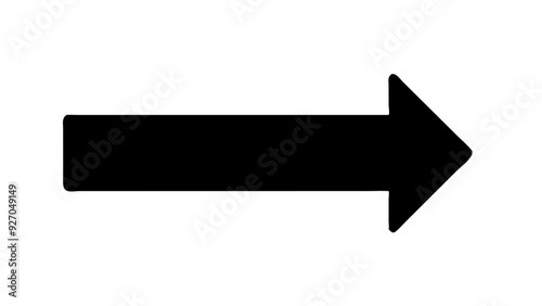  a simple black arrow pointing to the right on a white background