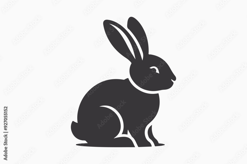 playful rabbit vector, rabbit illustration playful rabbit vector, rabbit illustration