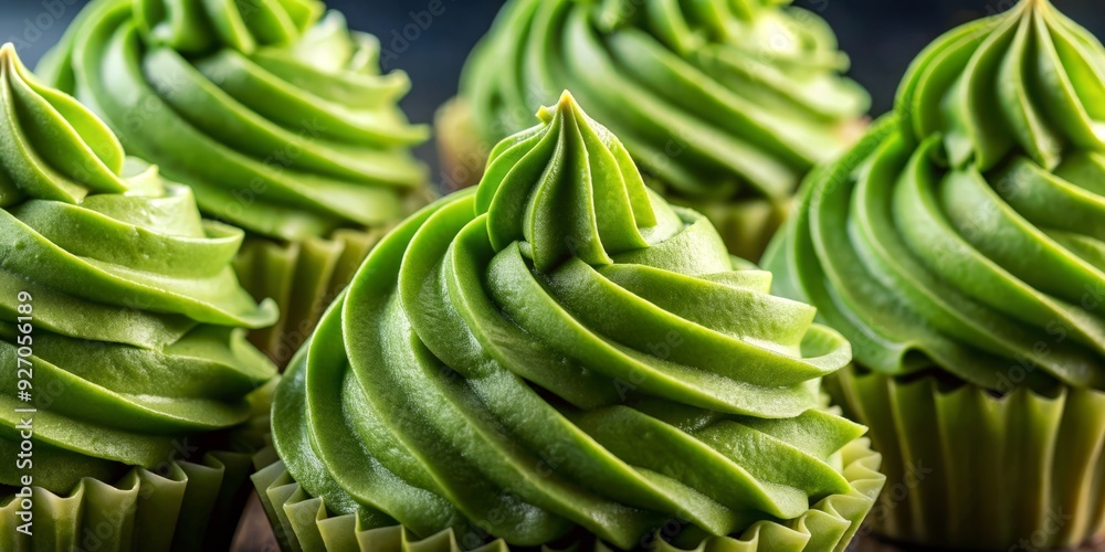 Matcha Magic: Matcha green frosting up close, vibrant color, velvety texture, serene mood, peaceful and meditative Matcha Magic: Matcha green frosting up close, vibrant color, velvety texture, serene mood, peaceful and meditative
