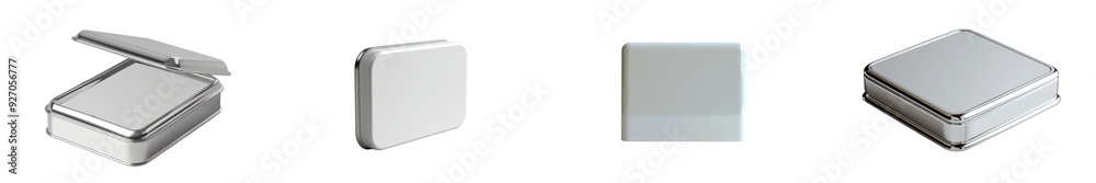 A business card holder isolated on a white background. A business card holder isolated on a white background.