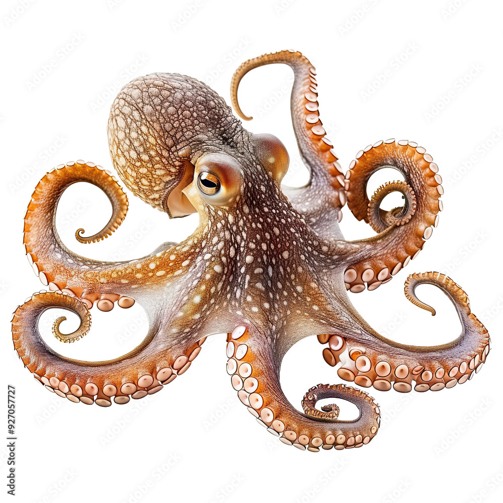 Close-up of an Octopus with Tentacles Extended.
translucent Close-up of an Octopus with Tentacles Extended.
translucent