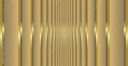composition of vertical lines and rectangular areas with gradations of brown and gold that give the impression of being tall, strong, elegant and luxurious as inspiration for applied art designs