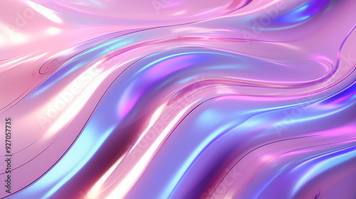 iridescent holographic pastel liquid metal texture, phone wallpaper