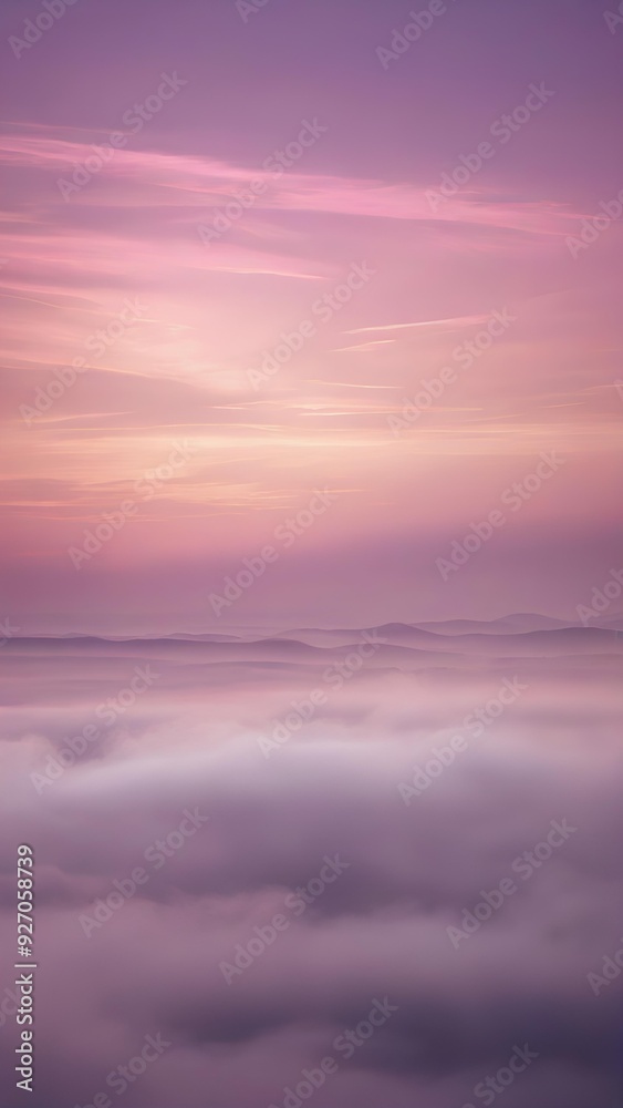 Fototapeta premium Pink sunset view background, sunset view, scenery