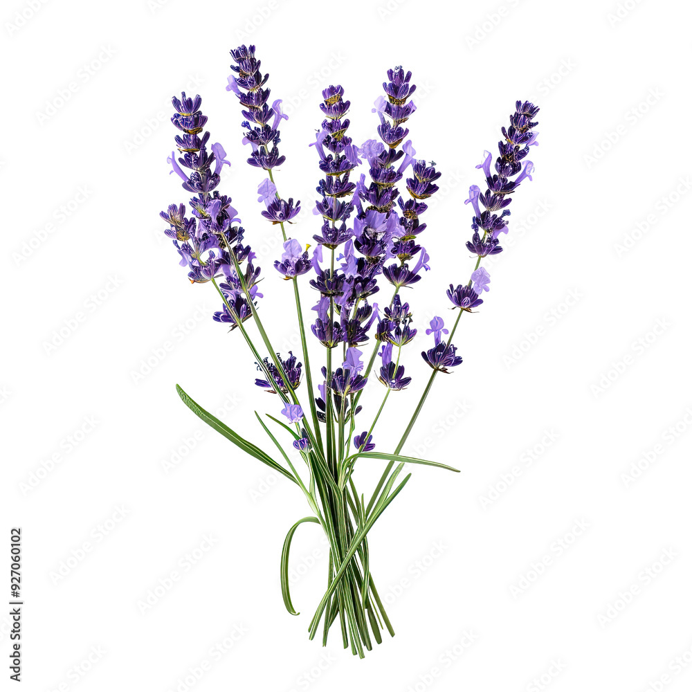 Naklejka premium Lavender Bouquet. translucent