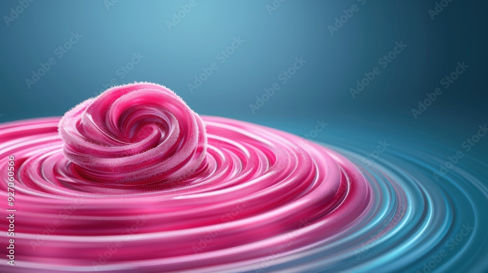 A playful cotton candy swirl A playful cotton candy swirl