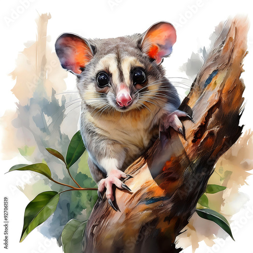 Sugar gilder possum  Australian wildlife