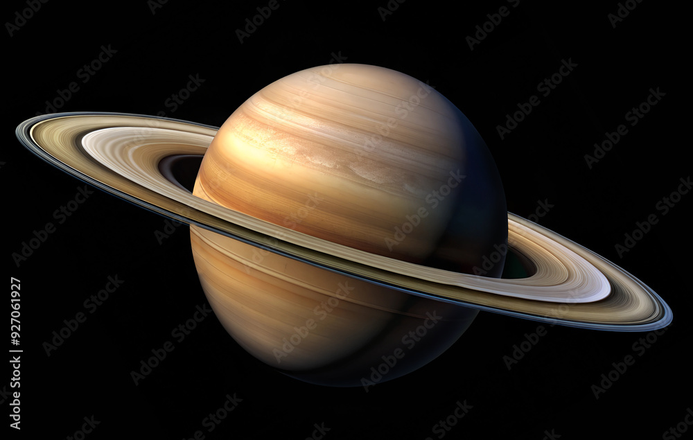 Close up of planet Saturn Close up of planet Saturn