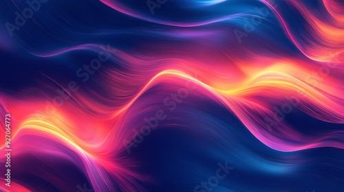 Abstract Swirling Colors