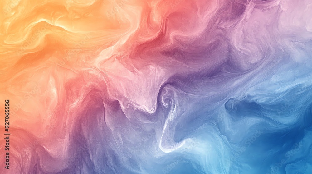 Obraz premium Abstract Swirling Colors