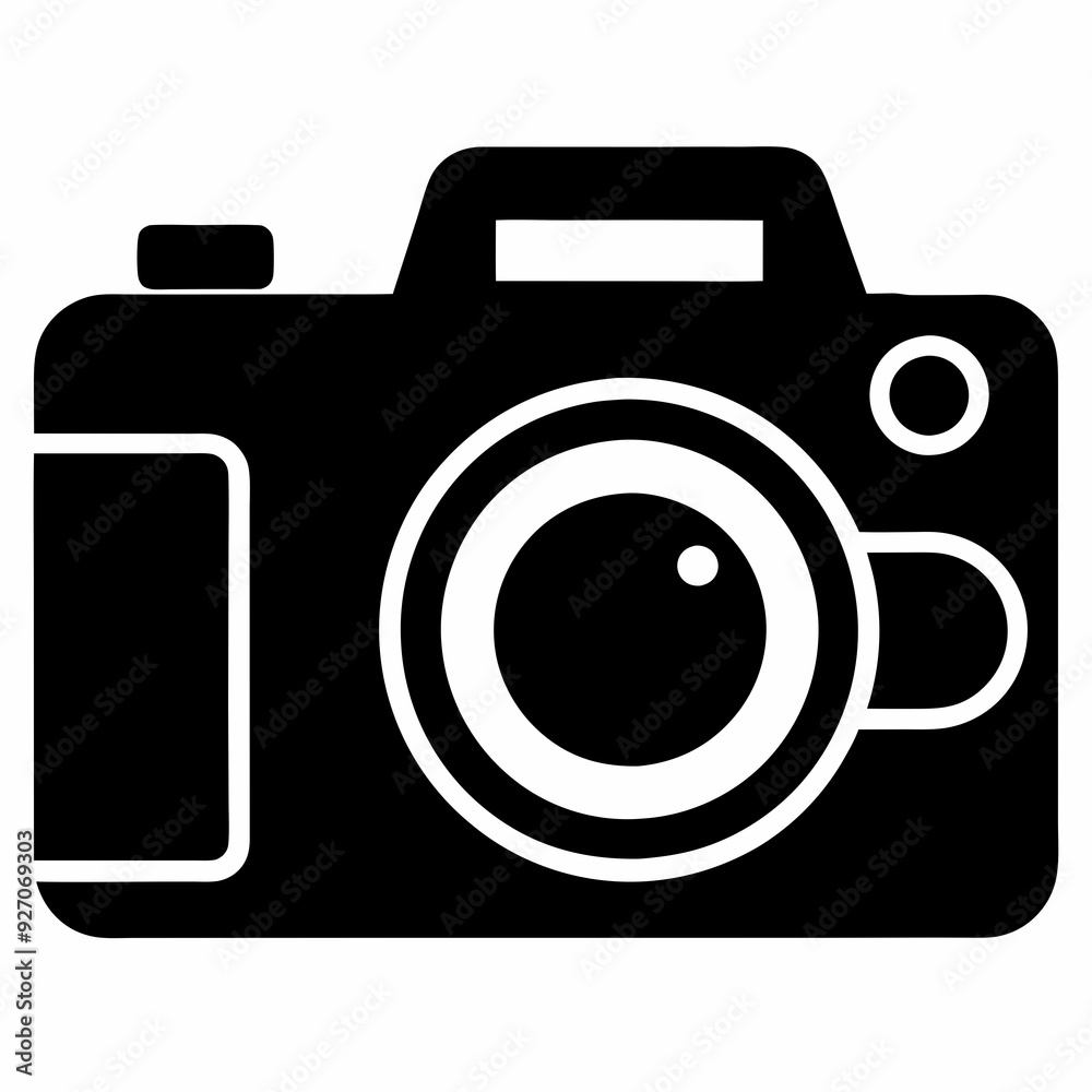 Camera isolated on white, camera vector illustration, camera vector art, camera silhouette, digital camera sameba vector icon, photo icon line art,eps Camera isolated on white, camera vector illustration, camera vector art, camera silhouette, digital camera sameba vector icon, photo icon line art,eps