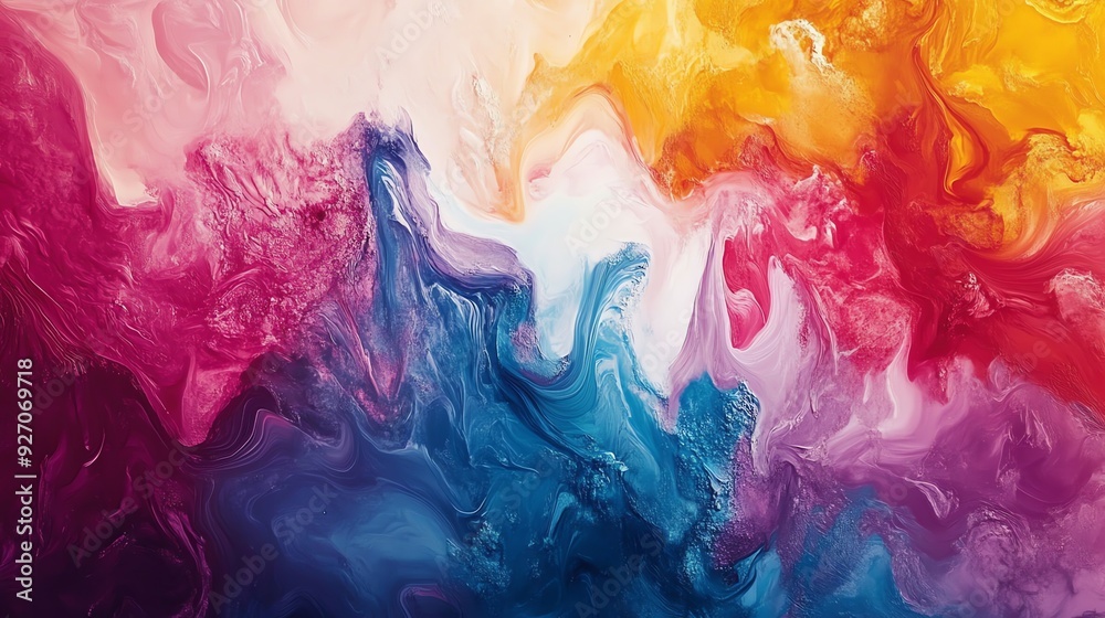 Abstract Art - Colorful Swirls Abstract Art - Colorful Swirls