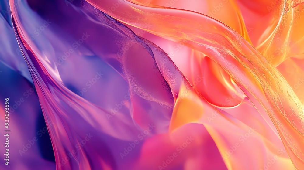 Fototapeta premium Abstract Colorful Swirling Shapes