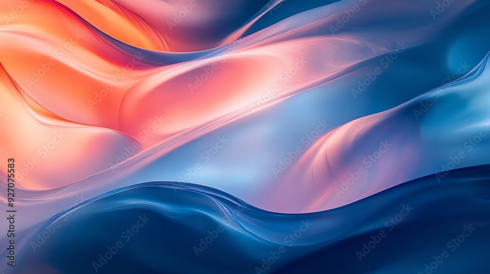 Abstract Colorful Waves
