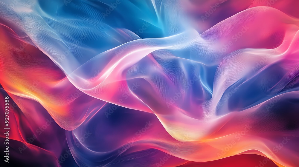 Abstract Colorful Waves Abstract Colorful Waves