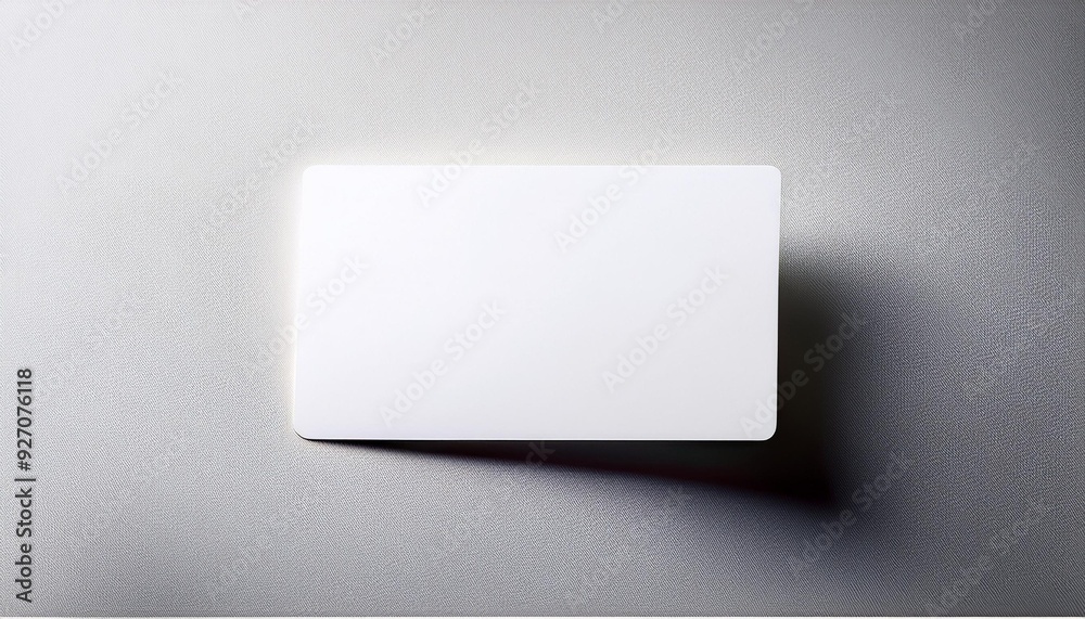 A simple, modern business card with a white background, subtle shadow, and clean lines