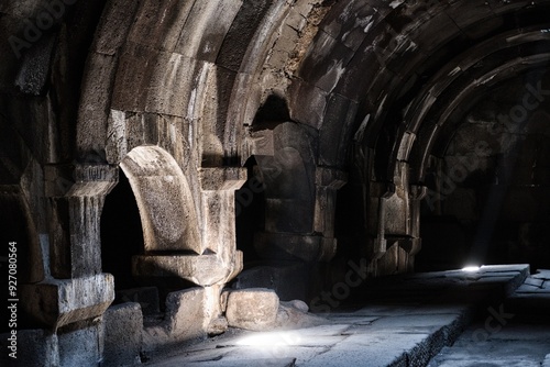 armenian church monastery stone building photo