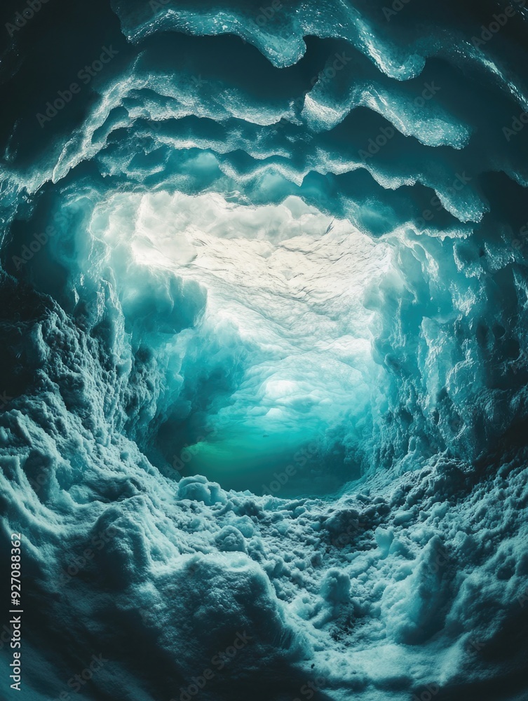 Fototapeta premium Underwater Ice Cave