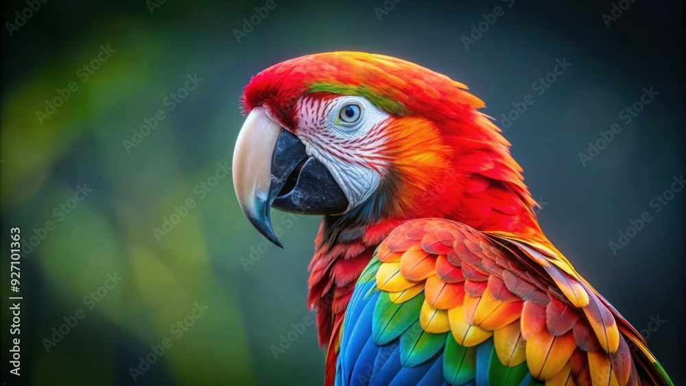 Exotic parrot macaw with vibrant feathers isolated on a background, exotic, bird, parrot, macaw, colorful, vibrant Exotic parrot macaw with vibrant feathers isolated on a background, exotic, bird, parrot, macaw, colorful, vibrant