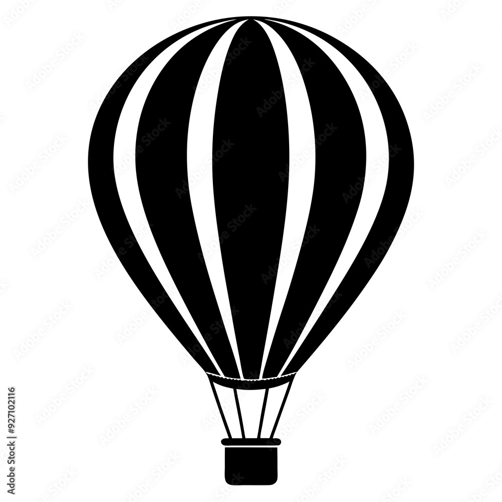 hot air balloon vector  illustration 