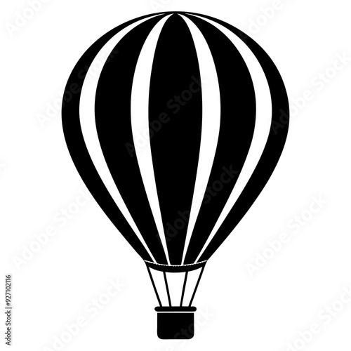 hot air balloon vector  illustration 