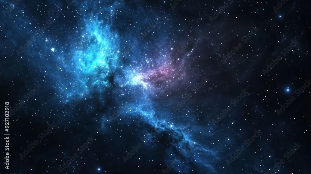 Night sky - Universe filled with stars, nebula and galaxy Night sky - Universe filled with stars, nebula and galaxy