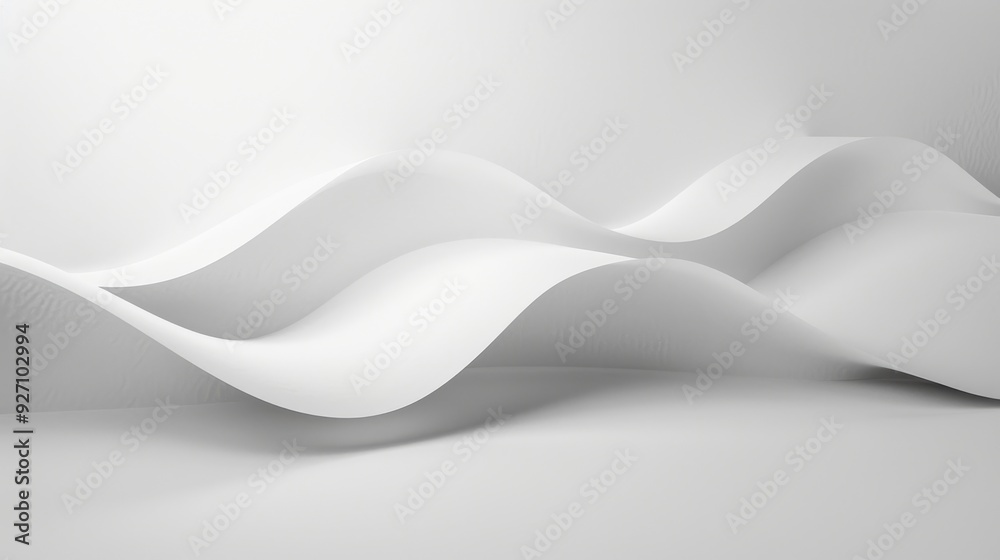 The image showcases a series of abstract, white curved shapes arranged in a modern setting. The soft, flowing lines create a sense of movement and fluidity, while the bright, minimalist background acc The image showcases a series of abstract, white curved shapes arranged in a modern setting. The soft, flowing lines create a sense of movement and fluidity, while the bright, minimalist background acc