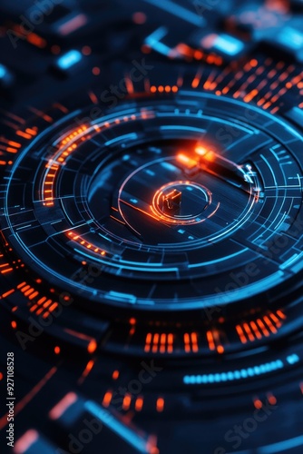 Wallpaper Mural Futuristic Technology Device Torontodigital.ca