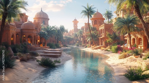 A Serene Oasis in a Desert City