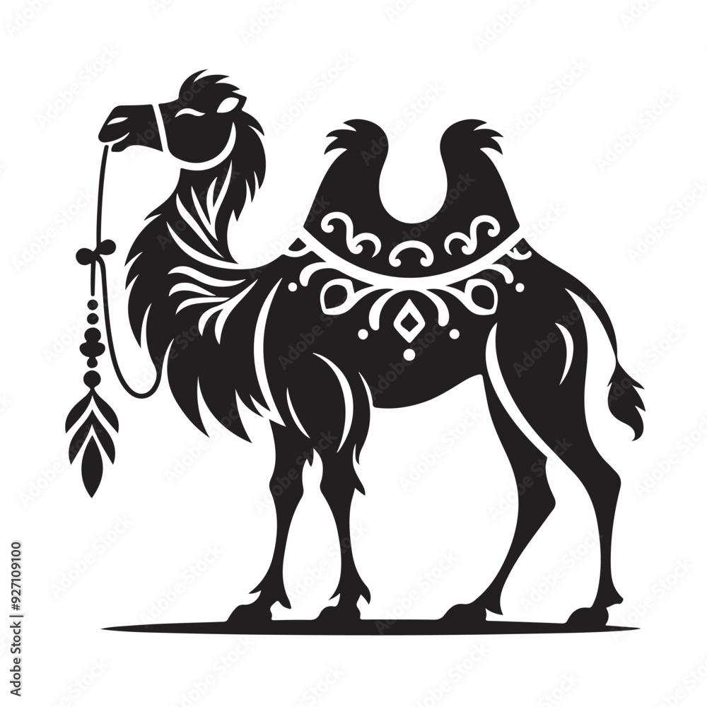 silhouette of a camel silhouette of a camel