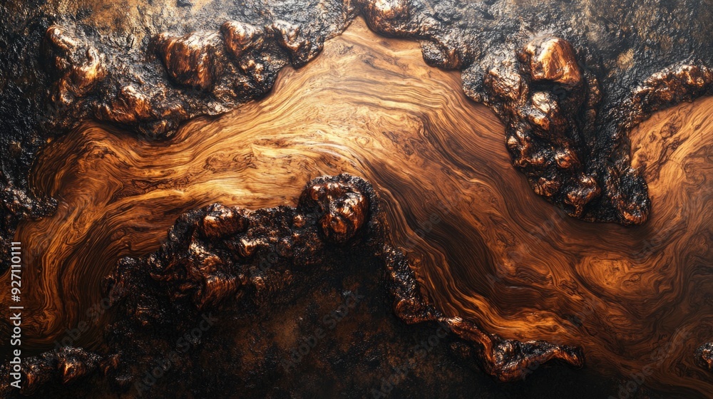 Wood Grain Close-Up Wood Grain Close-Up