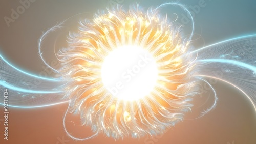 fractal burst background like sun