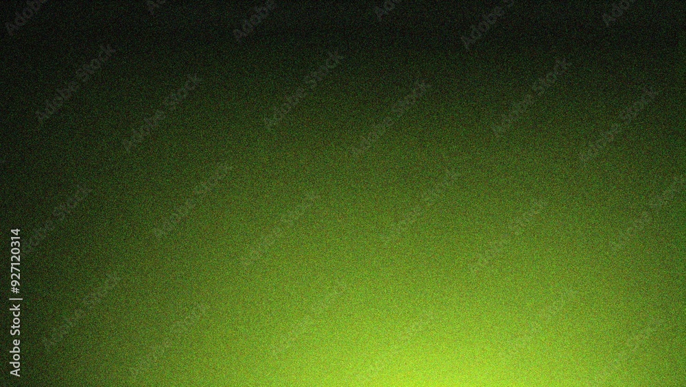 Obraz premium Green grainy background, noisy color gradient banner, dark texture poster header cover backdrop design