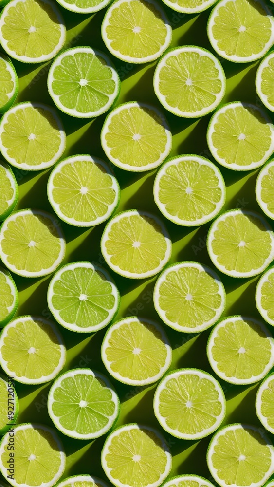 Seamless lime slices wallpaper Seamless lime slices wallpaper